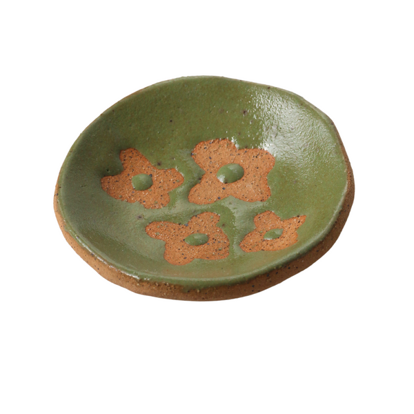 Dish No. 17 - Crabapple Design Ceramic Dish