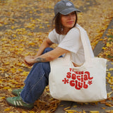 Tikkhu Social Club Oversized Tote