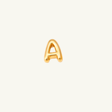 Baby Bubble Letter Stud