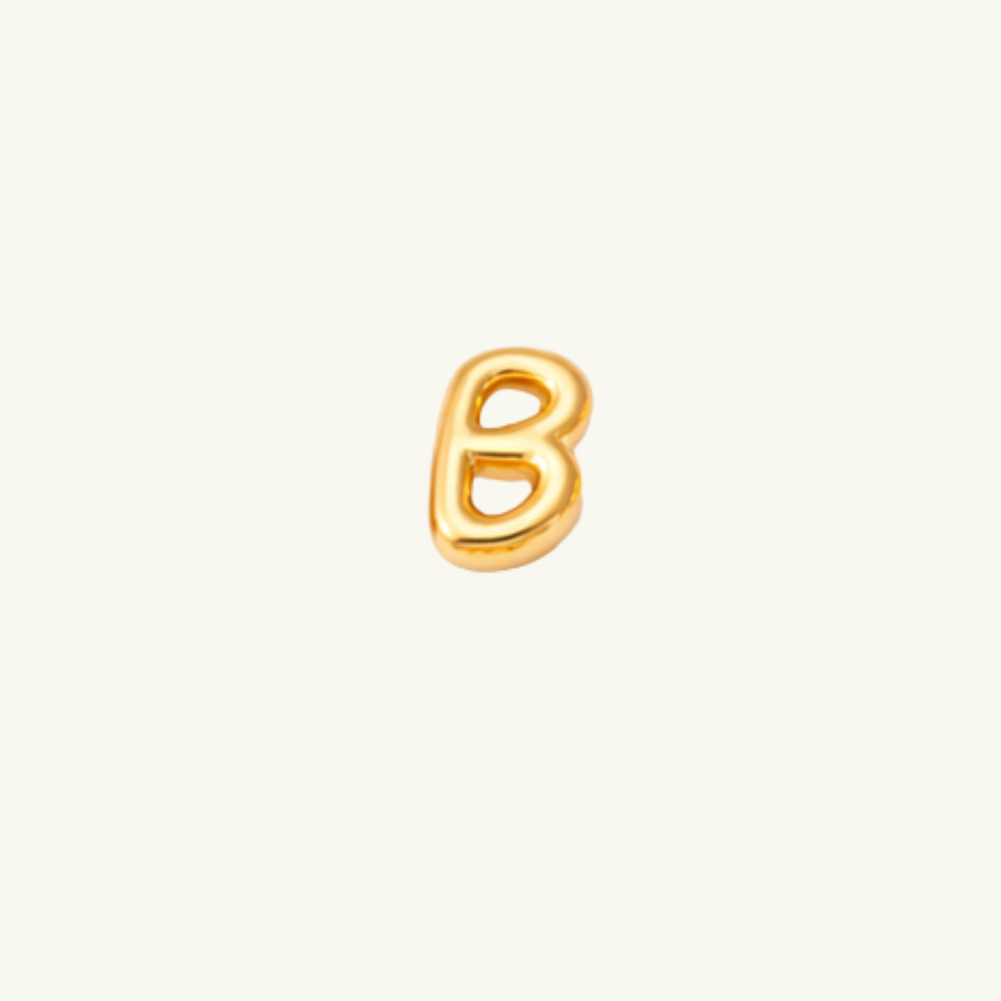 Baby Bubble Letter Stud