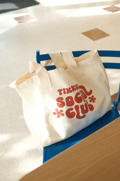 Tikkhu Social Club Oversized Tote