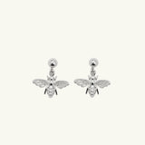 Bee Kind Studs in Silver
