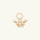 Gold Butterfly Hoop Charm