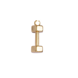 Dumbbell Charm