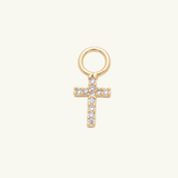 Cross Hoop Charm