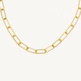 Charm Bar Chain Large Paperclip in Gold