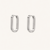 Uovo Hoops in Silver