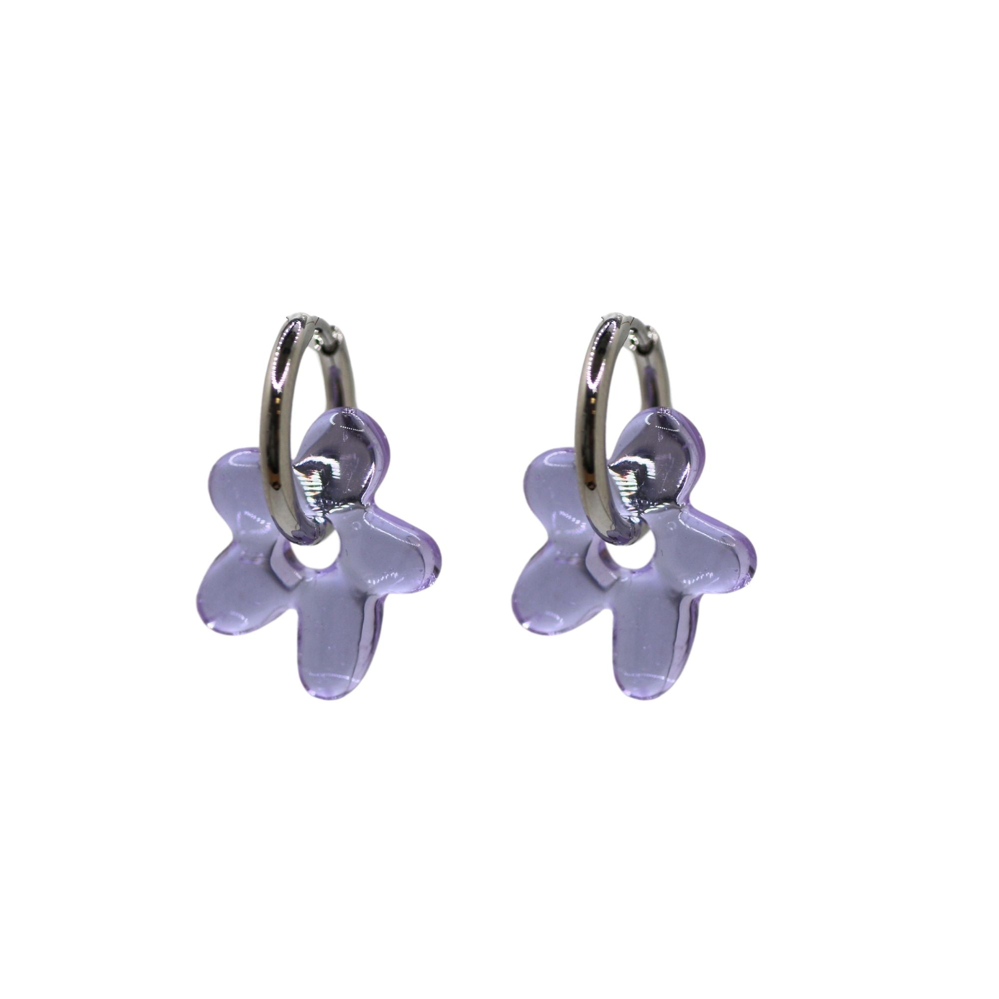 Delilah Hoops - Silver