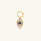 Evil Eye Hoop Charm