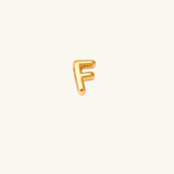 Baby Bubble Letter Stud
