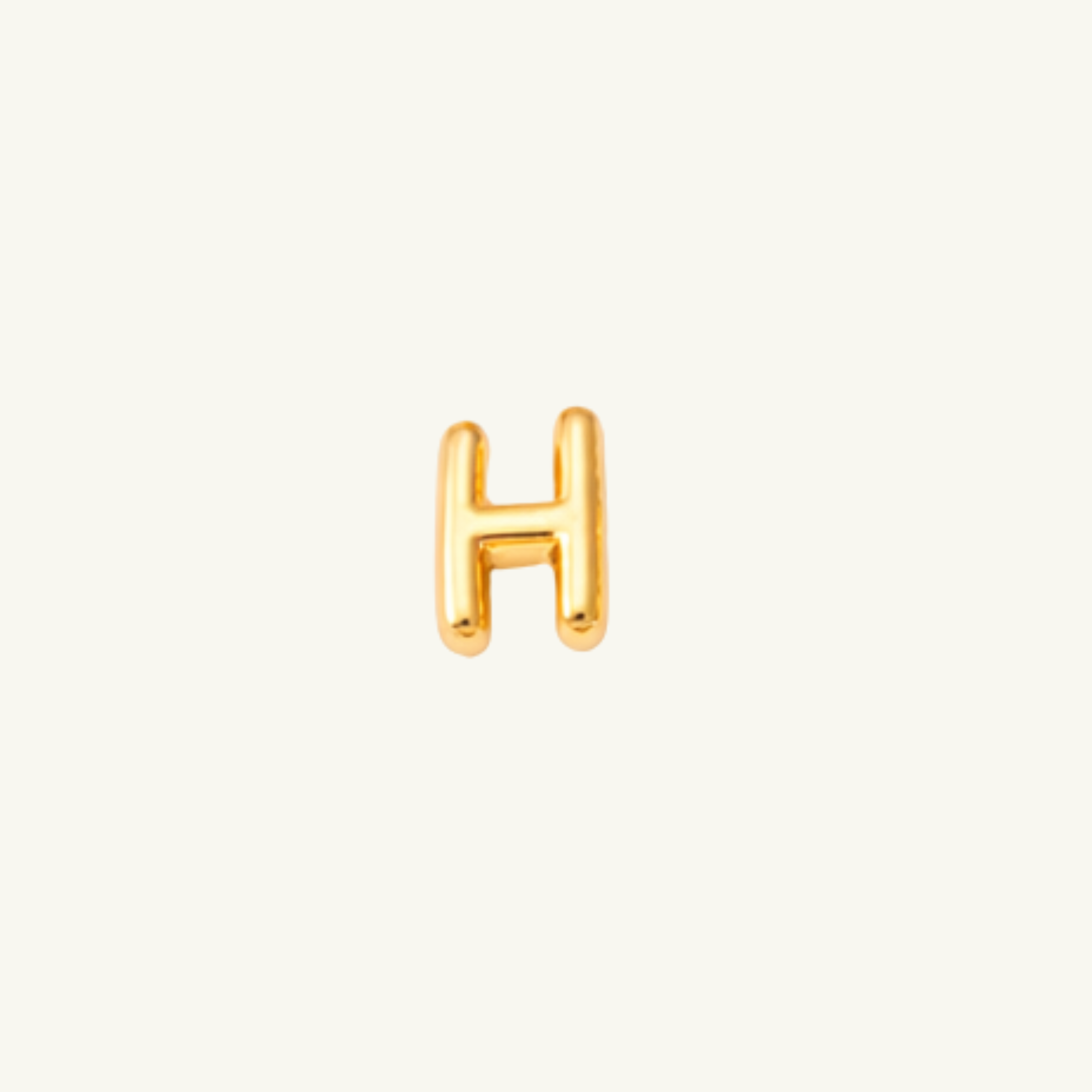 Baby Bubble Letter Stud