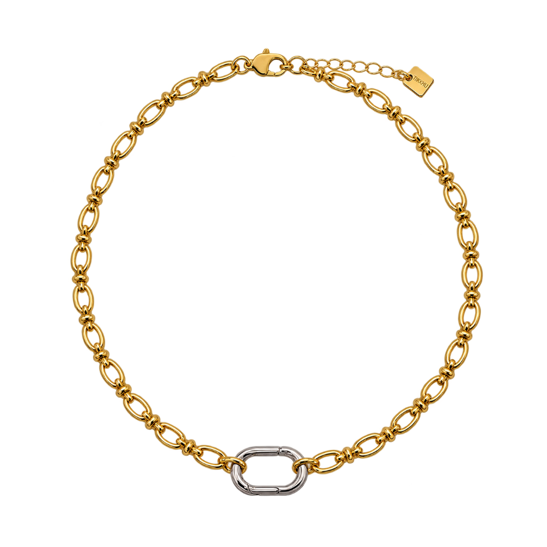 Roux Duo Carabiner Necklace