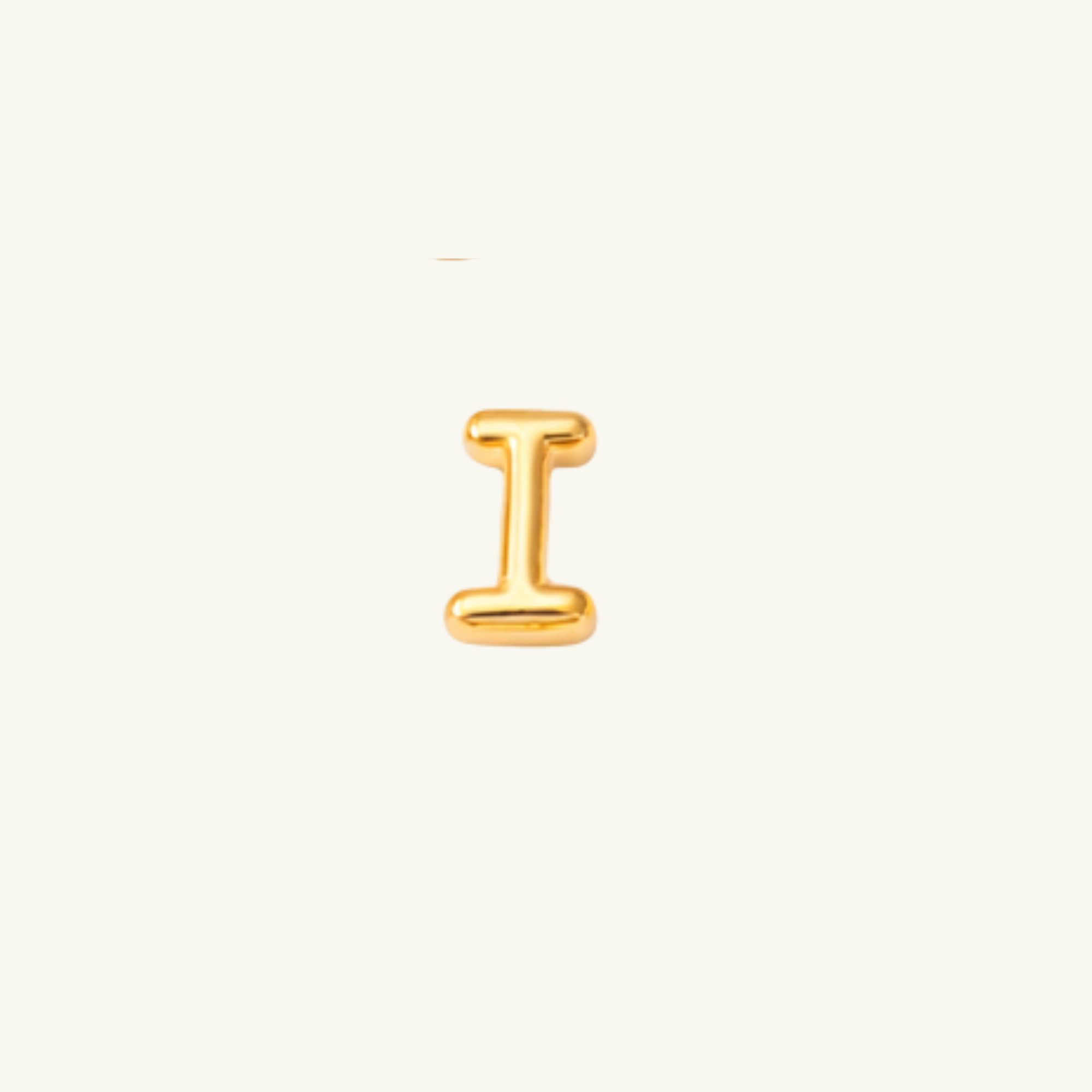 Baby Bubble Letter Stud