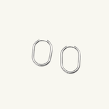Kaleo Hoops in Silver