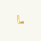 Baby Bubble Letter Stud