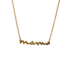 Mama Necklace - Gold