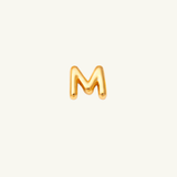 Baby Bubble Letter Stud