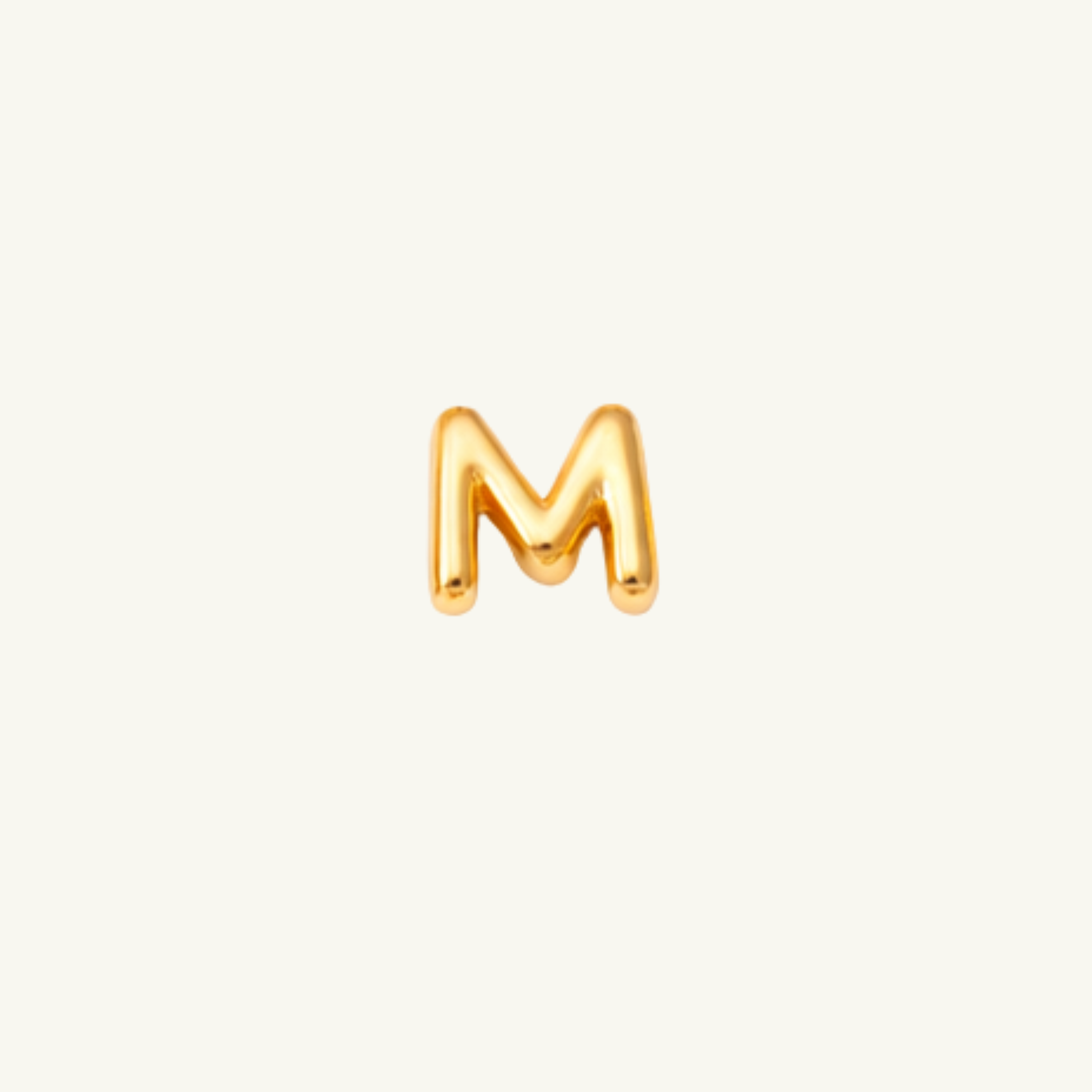 Baby Bubble Letter Stud