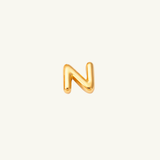 Baby Bubble Letter Stud