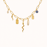 Protection Charm Necklace - Gold Edition