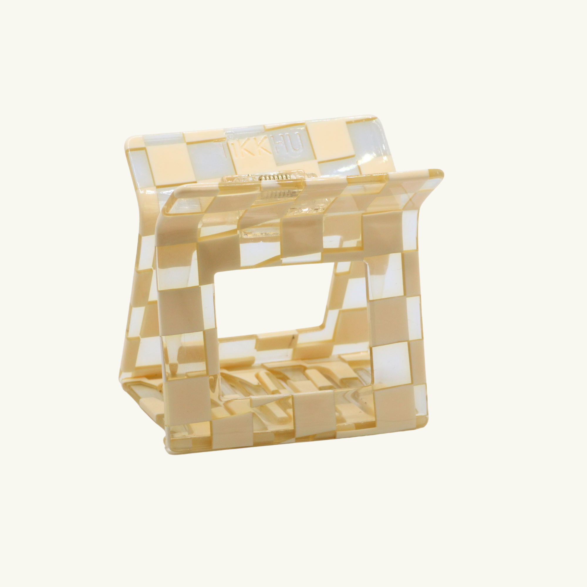 Rubi Clip in Oat Checker