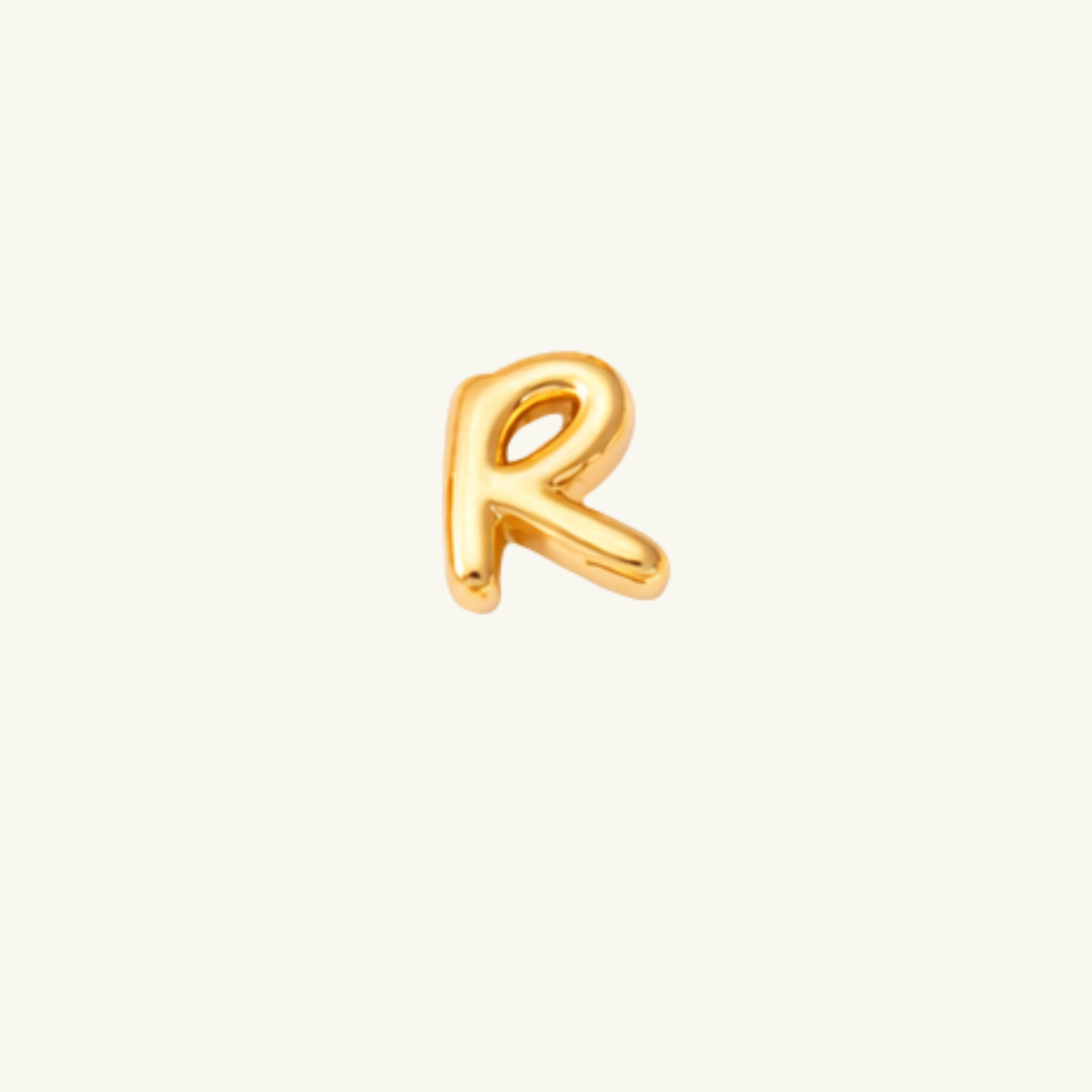 Baby Bubble Letter Stud