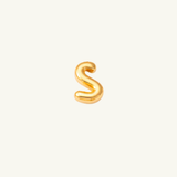 Baby Bubble Letter Stud
