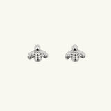 There's No Planet Bee Studs in Silver