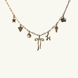 Tikkhu Girlie Charm Necklace in Gold