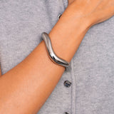 Wave Cuff in Silver
