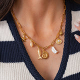 Coastal Queen Charm Necklace