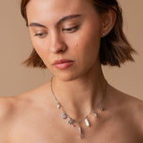 Seychelles Charm Necklace in Silver