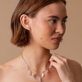 Seychelles Charm Necklace in Silver
