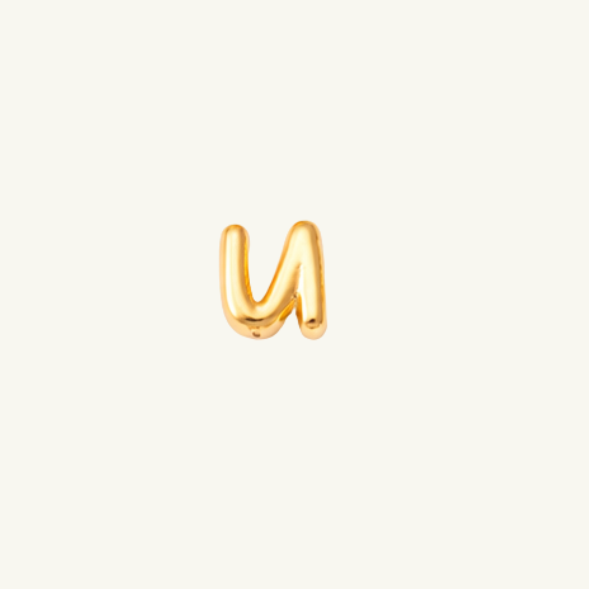 Baby Bubble Letter Stud