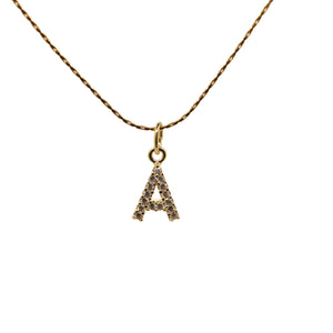 VOS Monogram Necklace 14"