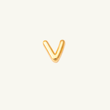 Baby Bubble Letter Stud