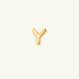 Baby Bubble Letter Stud