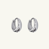 Bella Demi Hoops in Silver