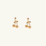 Golden Cherry Studs