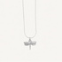 Dragonfly pendant in silver