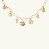 Girlz Day Charm Necklace in Gold