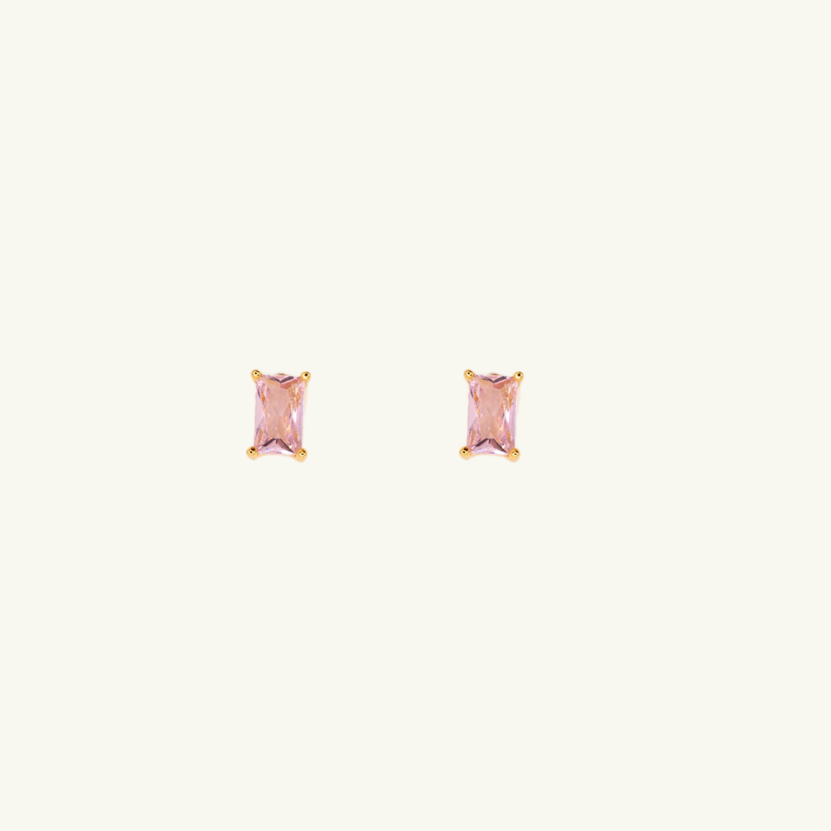 Jolie Baguette Studs