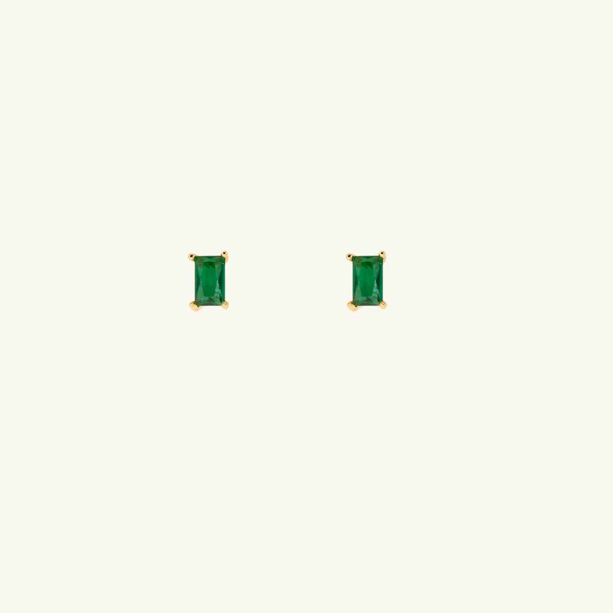 Jolie Baguette Studs