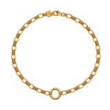 Lennon Carabiner Necklace in gold filled by Tikkhu Jewelry