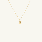 Baby Bubble Letter Pendant