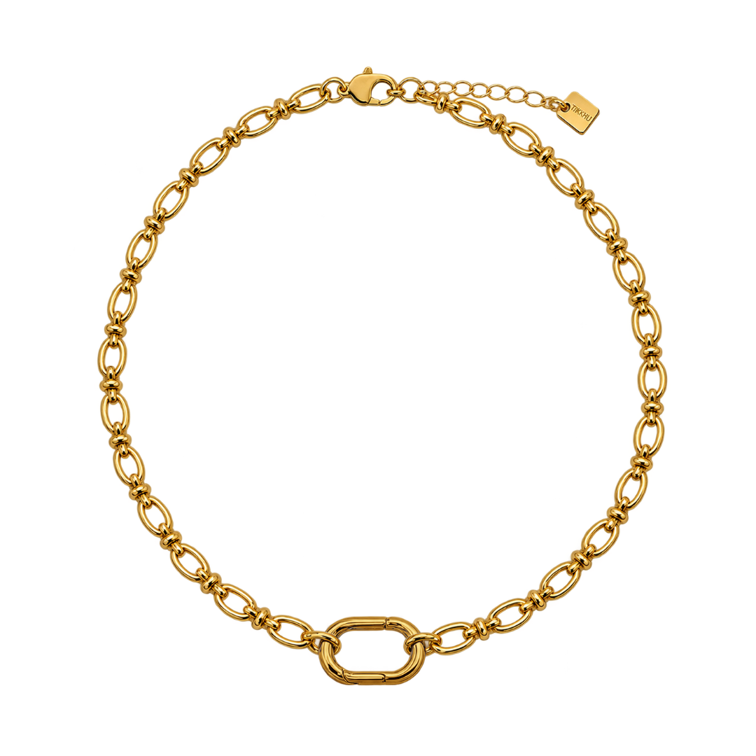 Roux Necklace in gold