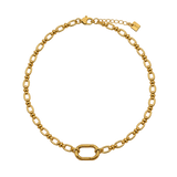 Roux Necklace in gold