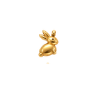 Bunny charm, waterproof stainless steel