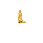 Cowboy Boot charm, waterproof stainless steel