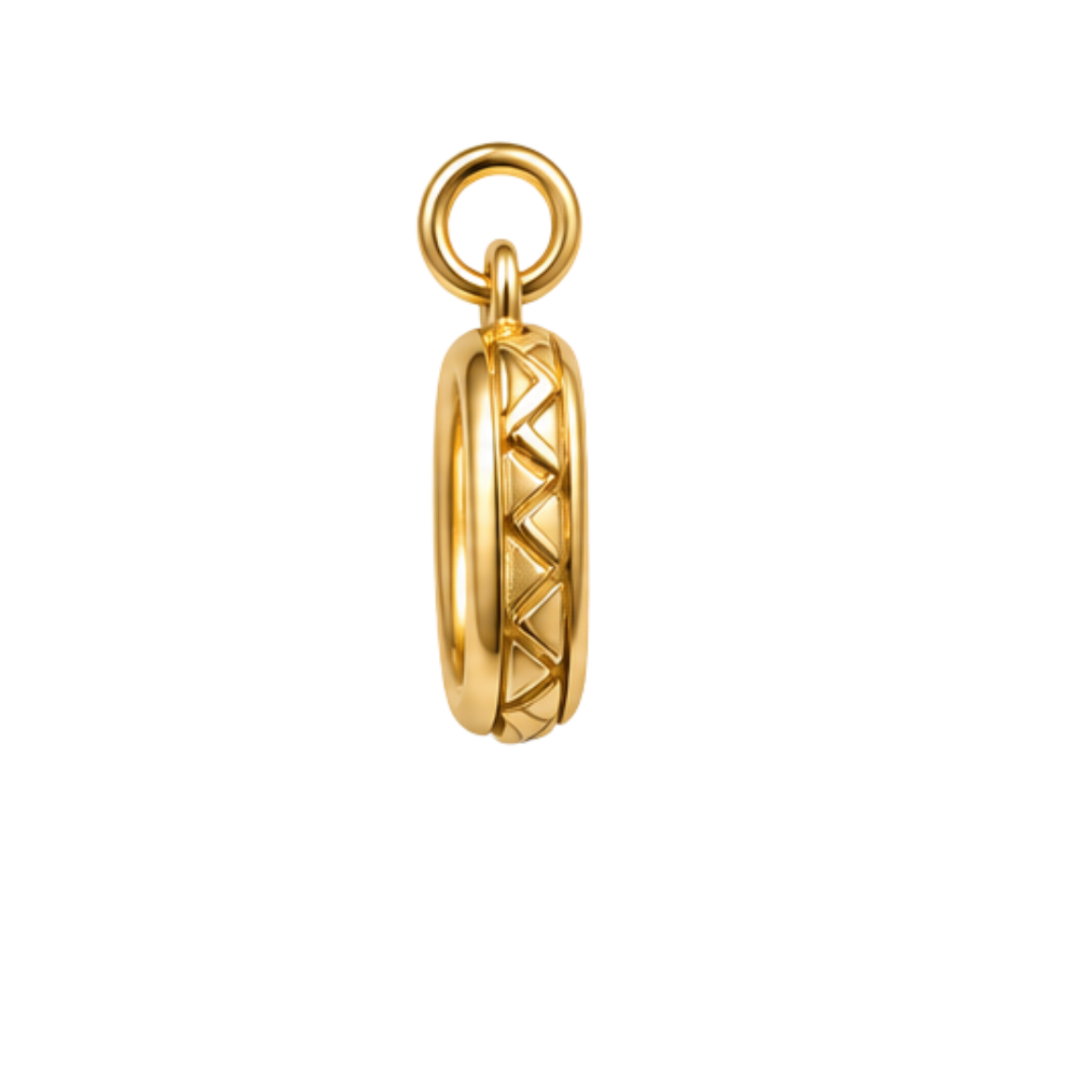 Hot dog charm, waterproof stainless steel
